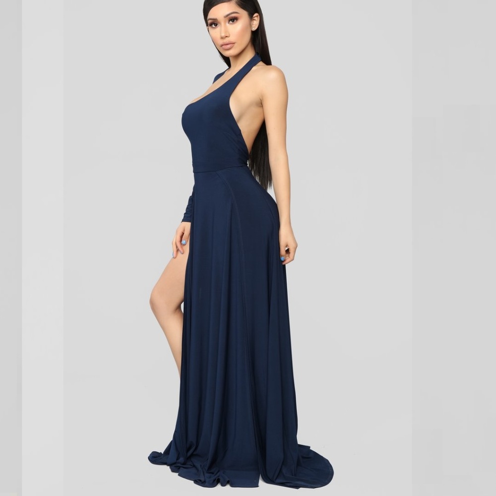 Navy Blue Dress - Picture 5 of 6